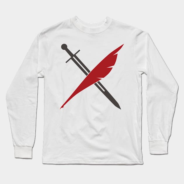 WBHB Sword & Feather Logo Long Sleeve T-Shirt by wbhb